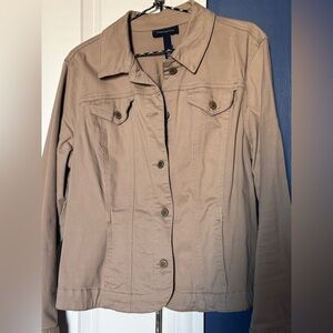 Women's Tan Charter Club Jacket